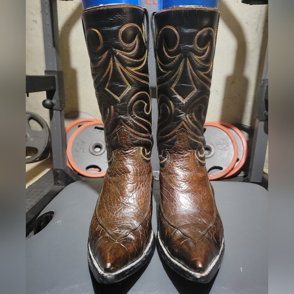 Bob Boot CO Shoes Mens Exotic 96 Western Cowboy Bobs Boots Turtle